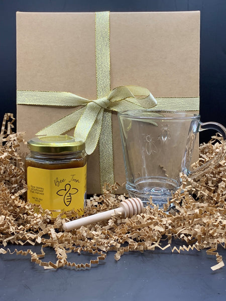 Honey & Glass Gift Set